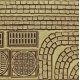 Flexible Roadway - Cobblestone Street Details -- Medium for HO Scale (Matches 214-8656, All Scales, Chooch Enterprises 8657