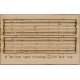Wood Grade Crossing - Kit -- Laser-Cut Wood Kit - Rough-Cut Two Lane pkg(2) 1-13/16′ Long, N, Blair Line 20