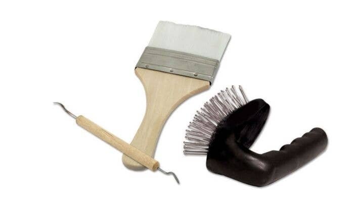 Rock Carving Tool Set -- Strata Brush, Chisel & Duster, All Scales, Woodland Scenics 1185