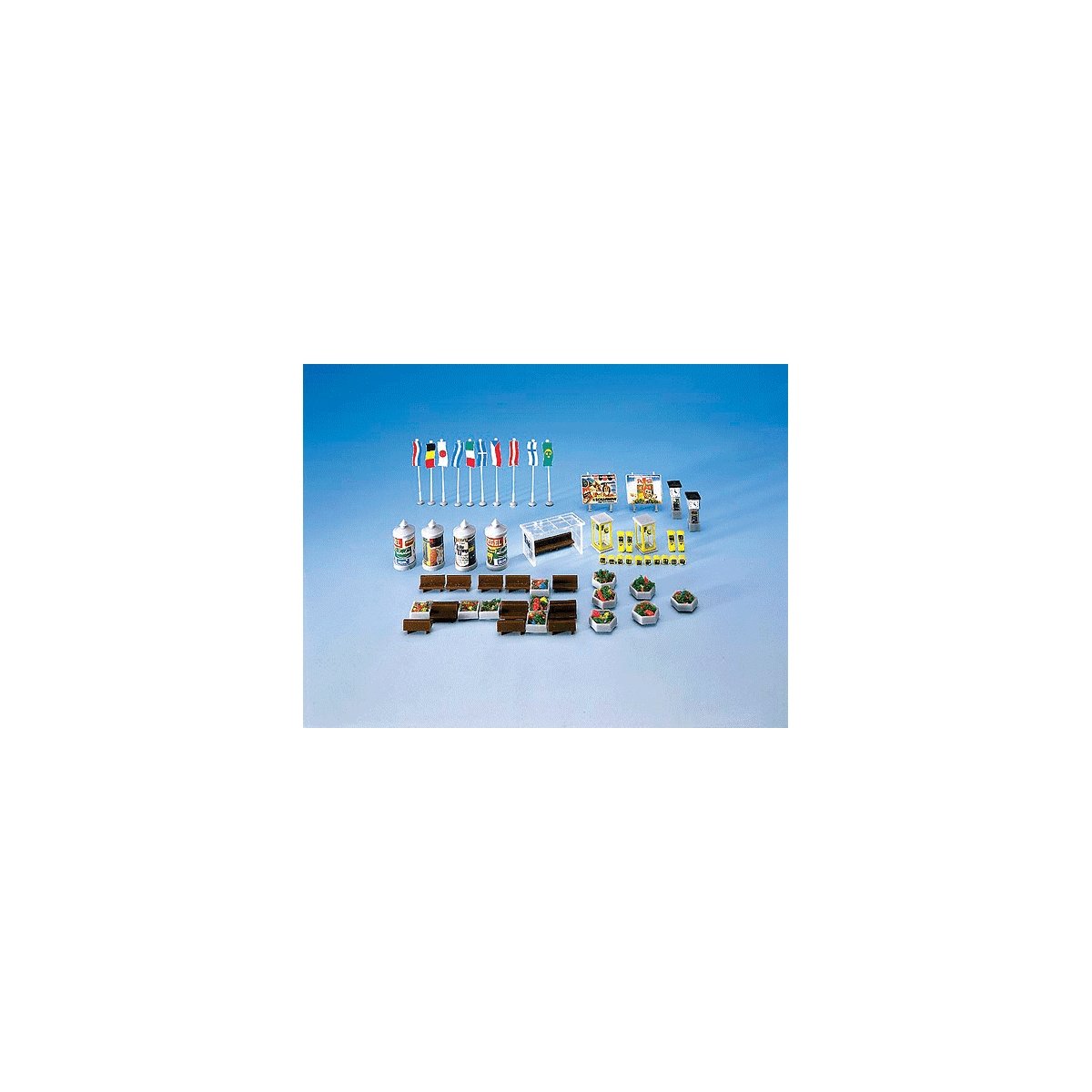 Town Accessory Kit -- Assortment pkg(67), N, Faller Gmbh 272573