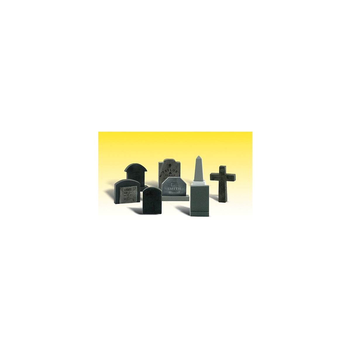 Scenic Accents(R) -- Tombstones pkg(8), G, Woodland Scenics 2554