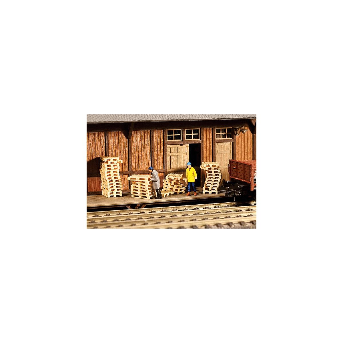 Wood Pallets pkg(60), HO, Faller Gmbh 180612