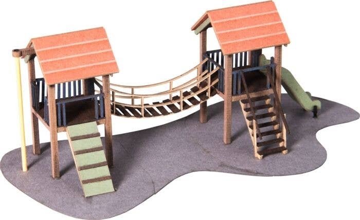 Laser-Cut Minis - Kit -- Adventure Playground, HO, Noch Gmbh & Co 14367