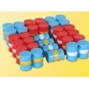 Assorted Oil Drums pkg(24), HO, Kibri 39386