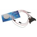 End-of-Train Device - Kit -- Red 1.8mm LED, Battery Included w/On-Off Switch, ALL, Evan Designs 3VFRED