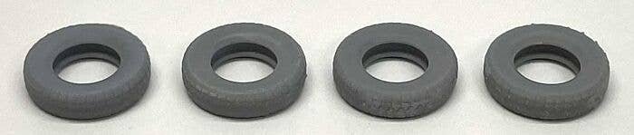 Single Tire - 3-D Printed Kit -- pkg(4), HO, Phoenix Precision Models 31541