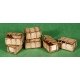 Wood Crates Kit -- 5 pkg(6) 17/32 x 11/32 x17/64′ 1.3 x .9 x 7cm, All Scales, GCLaser 91015