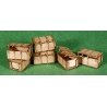 Wood Crates Kit -- 5 pkg(6) 17/32 x 11/32 x17/64′ 1.3 x .9 x 7cm, All Scales, GCLaser 91015