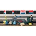 Modern Luggage Set - Mini-Tales(TM) -- Unpainted, HO, Monroe Models 2305