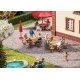 2 Tables and 12 Chairs, HO, Faller Gmbh 180957