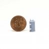 Transformer, Round Pole Top -- pkg(5), HO, ALL SCALE MINIATURES 870926