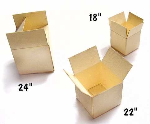 Corrugated Cartons - Kit -- pkg(12), HO, B.T.S. 23023