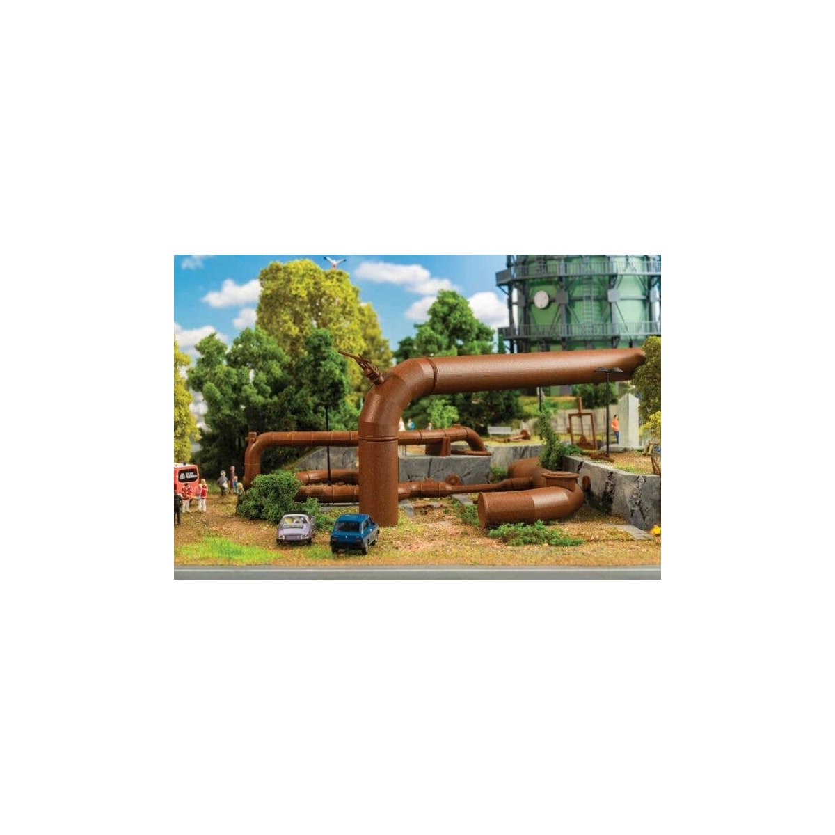 Industrial Piping Set - Kit, HO, Faller Gmbh 180327