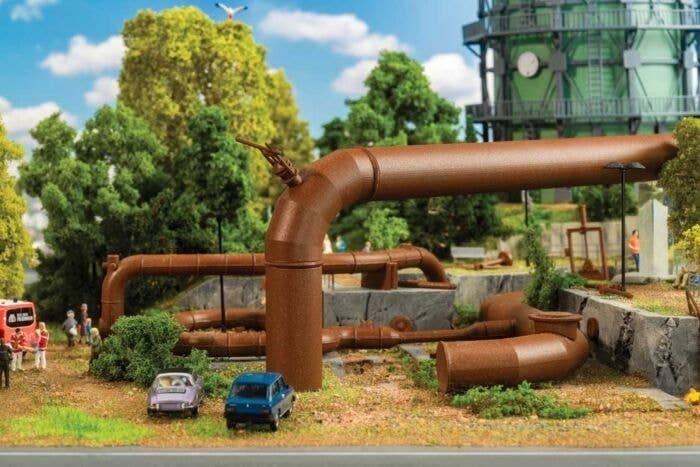 Industrial Piping Set - Kit, HO, Faller Gmbh 180327