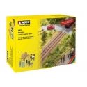 Railroad Right-of-Way Scenery Set with How-To Video DVD, All Scales, Noch Gmbh & Co 60811