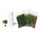 Mini Diorama Scenery Kit -- Includes: Bushes, Earth Fine Turf, Grass, 1 Tree, Scenic Cement, N, Kato USA Inc 28999