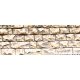 Flexible Cut Stone Wall with Self-Adhesive Backing -- Small Stones - 13 x 3-3/8′ 33 x, All Scales, Chooch Enterprises 8260