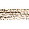 Flexible Cut Stone Wall with Self-Adhesive Backing -- Small Stones - 13 x 3-3/8′ 33 x, All Scales, Chooch Enterprises 8260