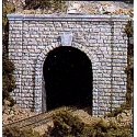 Single-Track Tunnel Portal -- Cut Stone, HO, Woodland Scenics 1253