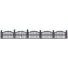 Wrought Iron Fence - Kit -- 25-1/2′ 65cm, HO, Walthers Cornerstone 550