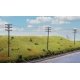 Telegraph Poles and Cross Arms -- Kit, HO, Walthers SceneMaster 4185