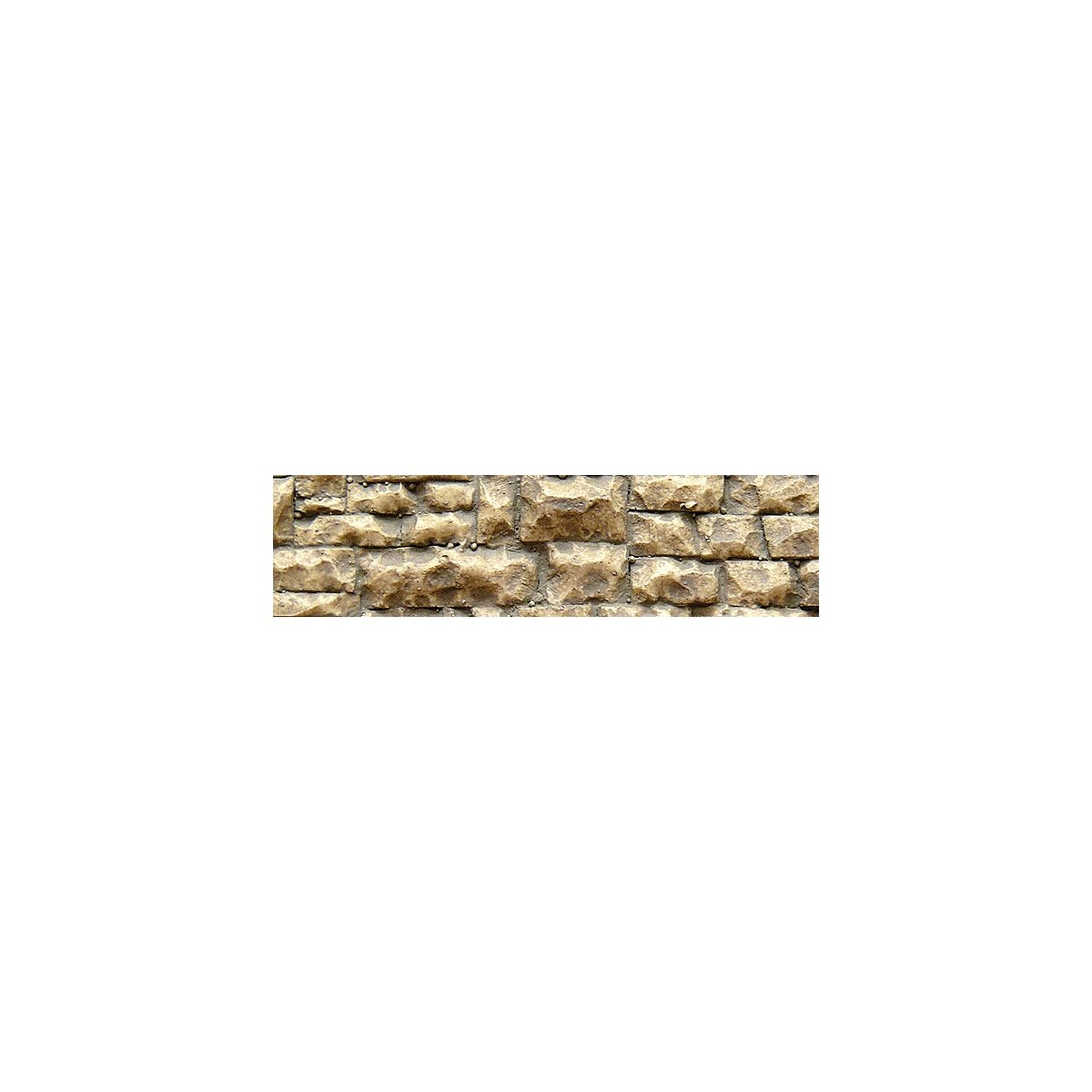 Flexible Random Stone Wall w/Self-Adhesive Backing -- Medium Stones - 13 x 3-1/4′ 35., All Scales, Chooch Enterprises 8252