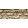 Flexible Cut Stone Wall w/Self-Adhesive Backing -- Medium Stones - 13-1/4 x 3-3/8′ 33, All Scales, Chooch Enterprises 8262