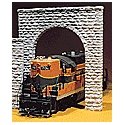 Single-Track Cut Stone Tunnel Portal -- 7-1/2 x 7-3/4′ 19.1 x 19.7cm, O, Chooch Enterprises 9940