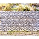 Cut Stone Retaining Wall -- Small - 6-3/4 x 3-13/32′ 17.1 x 8.7cm, All Scales, Chooch Enterprises 8310