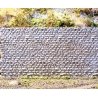 Cut Stone Retaining Wall -- Small - 6-3/4 x 3-13/32′ 17.1 x 8.7cm, All Scales, Chooch Enterprises 8310