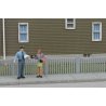 Metal Fence -- Kit - 48-7/8′ 124.2cm Total Length, HO, Walthers SceneMaster 4181