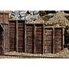 Retaining Walls pkg(6 Unpainted Hydrocal(R) Castings) -- Concrete, N, Woodland Scenics 1158