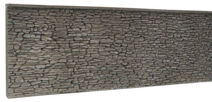 Natural-Stone Wall -- Extra Long 26-1/8 x 4-7/8′ 66.4 x 12.3cm, HO, Noch Gmbh & Co 58065