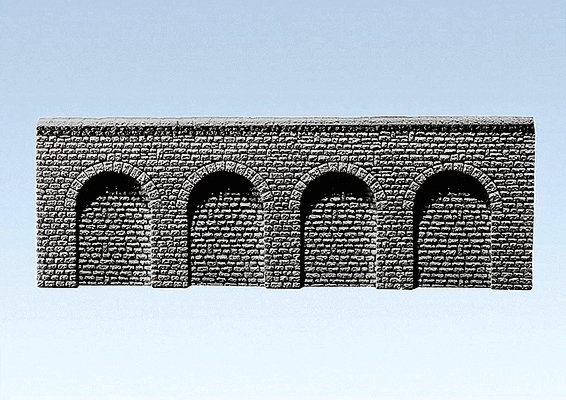 Arcades -- Natural Stone Ashlars - 14-9/16 x 5 x 1/2′ 37 x 12.5 x 1.3cm, HO, Faller Gmbh 170890