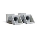 Concrete Pipe Culvert - Kit -- 1-15/16 x 15/16 x 7/8′ 4.9 x 2.4 x 2.2cm, HO, Busch Gmbh & Co Kg 7891