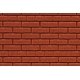 Flexible Dark Red Brick Wall Sheet 2-Pack -- Large for HO, S & O Scales - 3-3/4 x 12′ , All Scales, Chooch Enterprises 8625