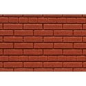 Flexible Dark Red Brick Wall Sheet 2-Pack -- Large for HO, S & O Scales - 3-3/4 x 12′ , All Scales, Chooch Enterprises 8625