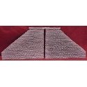 Tunnel Abutments pkg(2) -- Random Stone, HO, Pre-Size Model Specialities 108