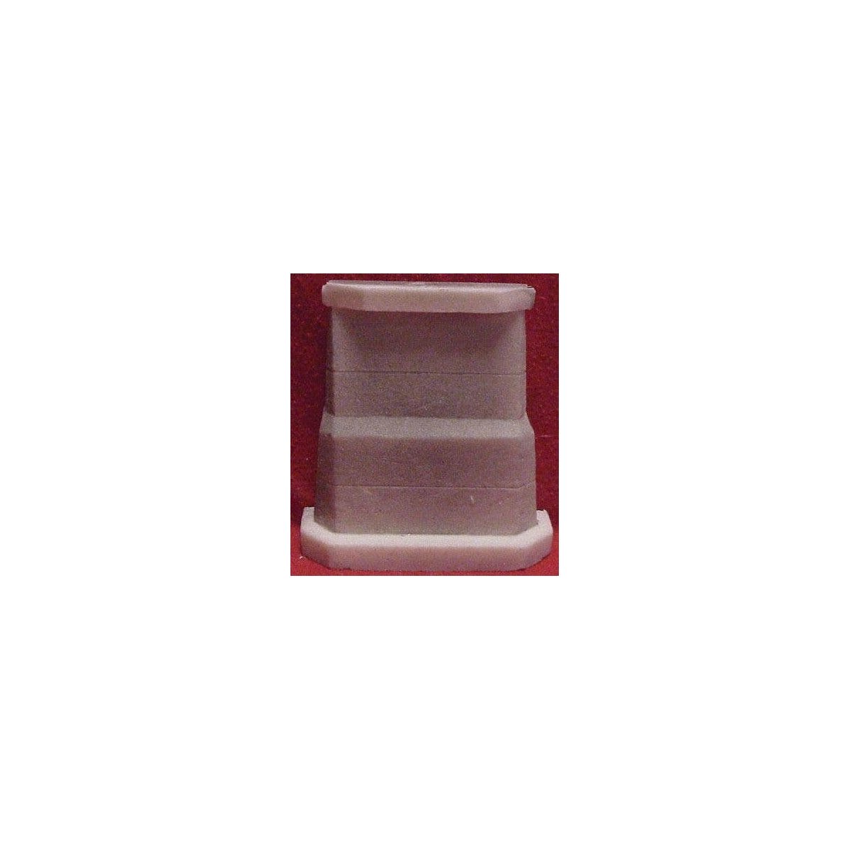 Single Deck Bridge Abutment -- 30′ Smooth Concrete, HO, Pre-Size Model Specialities 145