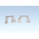 Tunnel Portals - 1 Track pkg(2) -- Low Clearance for Steam Era - 2-3/4′ 7.2cm Clearance, HO, Faller Gmbh 120561
