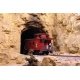 Single-Track Tunnel Portal -- Blasted Rock, HO, Monroe Models 109