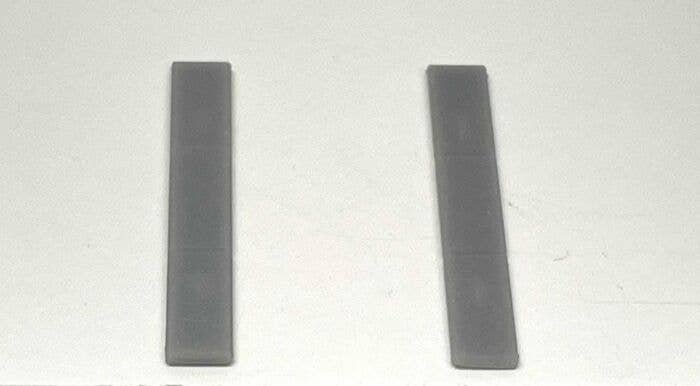 Flat Capstones for Straight Walls - 3D Printed Kit -- Unpainted, pkg(18), HO, Phoenix Precision Models 31504