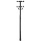 Telephone Poles -- Three-Arm Style, O, Plastruct Inc 94851
