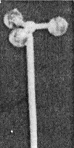 3-Sphere Globe Signal -- Solid White Styrene, All Scales, Plastruct Inc 94822