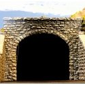 Double Track Random Stone Tunnel Portal -- 3.5 x 2.75′ pkg(2), N, Chooch Enterprises 9770