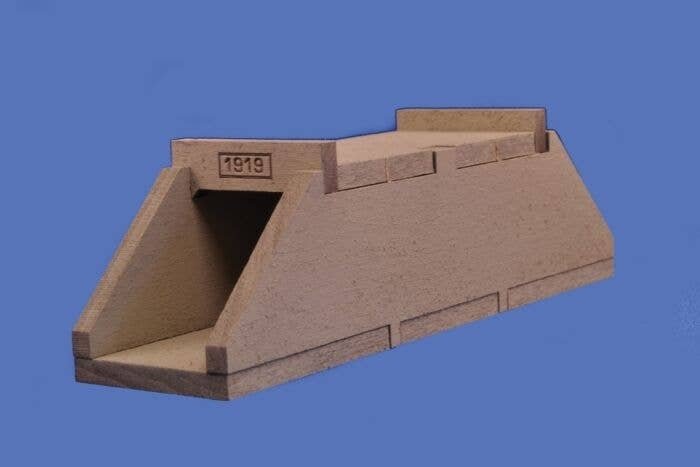 Concrete Box Culvert -- 3-7/8 x 1 x 1′ 9.8 x 2.5 x 2.5cm, HO, Blair Line 2807