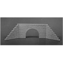 Culvert -- Large Cut Stone with Wings, HO, Rix Products 652