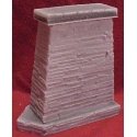 Single Deck Bridge Pier -- 30′ Old Concrete, HO, Pre-Size Model Specialities 132