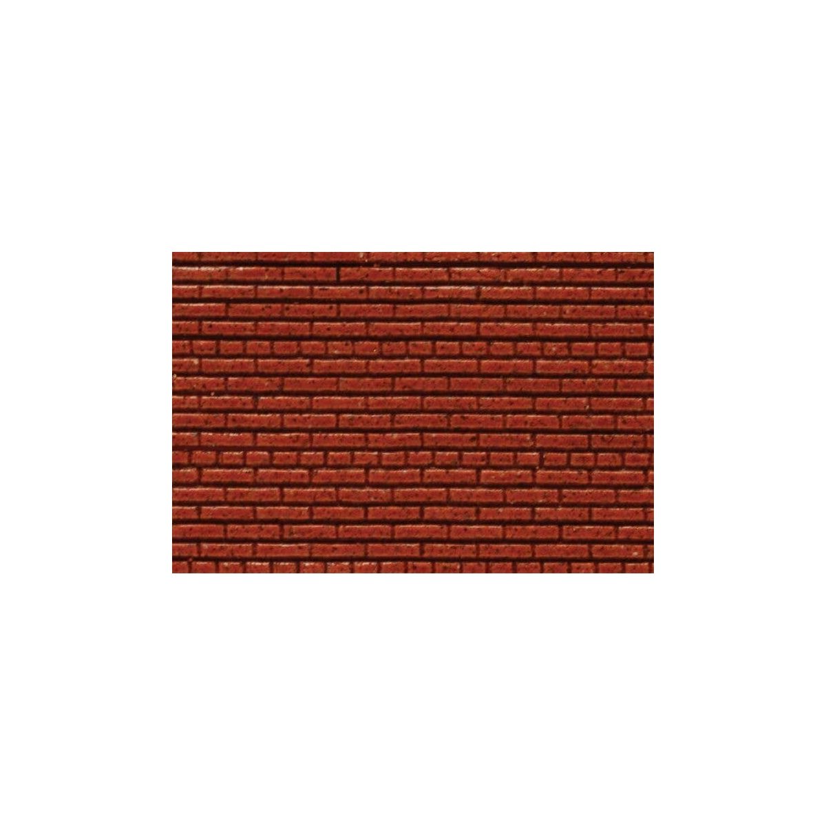 Flexible Dark Red Brick Wall Sheet 2-Pack -- Medium for HO Scale: 3-3/4 x 12′ 9.2 x 30, All Scales, Chooch Enterprises 8623