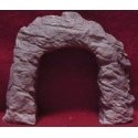 Tunnel Portal - Single Track -- Blasted Rock Rough Round, HO, Pre-Size Model Specialities 118